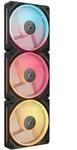 CORSAIR iCUE LINK LX120-R RGB 3er-Pack | Geh&auml;usel&uuml;fter