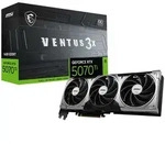 MSI GeForce RTX 5070 Ti 16G VENTUS 3X OC - 16GB GDDR7, HDMI, 3x DP