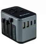 VERBATIM Universal Reiseadapter UTA-03 PD30W -QC / 2xUSB / 2xType-C