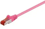 Goobay 0,5m CAT 6 Patchkabel, S/FTP (PiMF), Magenta