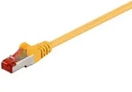 Goobay 1m CAT 6 Patchkabel, S/FTP PiMF, Gelb
