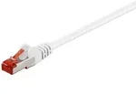 Goobay 5m CAT 6 Patchkabel, S/FTP PiMF, Wei&szlig;
