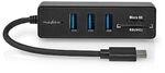 Nedis USB-Hub 1x USB-C&trade; 3x USB A Buchse - 5-Port port(s), USB 3.2 Gen 1,