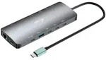 i-tec USB-C Metal Nano 3x Display Dock, 2x HDMI 1x USB-C video, PD 140W