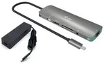 i-tec USB-C Metal Nano Docking Station 4K HDMI LAN mit Power Delivery 100 W + Charger