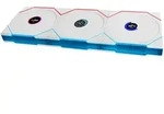 Lian Li UNI FAN TL120 LCD Reverse Blade Wireless White 3-Pack | Geh&auml;usel&uuml;fter