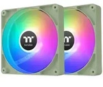 Thermaltake CT140 Reverse ARGB Sync Matcha Green 2er-Pack | Geh&auml;usel&uuml;fter