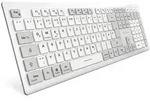 Sharkoon OfficePal K30W Tastatur - kabellose Office Tastatur mit leisen