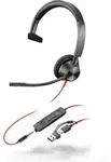 Poly Blackwire 3315 USB-C HS +3.5mmP +USB-C/A Headset