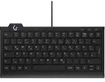 Keysonic KSK-5010ELC Mini Tastatur, Kabelgebunden Hintergrundbeleuchtung,