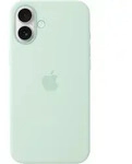 Apple Silikon Case iPhone 16 Plus mit MagSafe aquamarin
