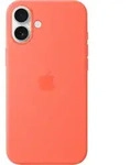Apple Silikon Case iPhone 16 Plus mit MagSafe mandarine