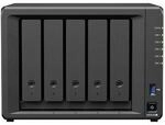 Synology DiskStation DS1525+ NAS 5-Bay AMD Ryzen&trade; V1500B, 8GB DDR4 RAM, 0/5...