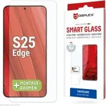 DISPLEX Smart Glass Schutzfolie Samsung Galaxy S25 Edge Panzerfolie, H&auml;rtegrad 9H