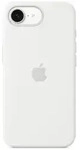 Apple iPhone 16e Silicone Case &ndash; Wei&szlig; Handytasche
