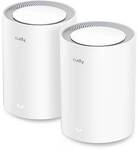 Cudy M3600 WiFi 7 Mesh System, 2er Set BE3600 Dual-Band, 2.0GHz Quad-Core CPU,...