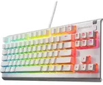 Steelseries Apex 3 TKL White kabelgebundene wasserbest&auml;ndige, fl&uuml;sterleise Tastatur