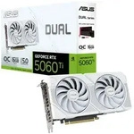 ASUS Dual GeForce RTX 5060 Ti 16G OC White - 16GB GDDR7, HDMI, 3x DP