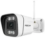 Foscam V5P WLAN &Uuml;berwachungskamera Wei&szlig; 5MP 3072x1728, Dual-Band WLAN, Integrierter