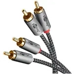 Goobay Plus Stereo-Cinchkabel, 3.0 m