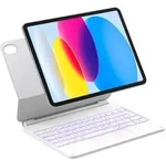 Inateck NeoMagic Magnetische Tastaturh&uuml;lle, wei&szlig; F&uuml;r iPad 11" A16 2025 und iPad
