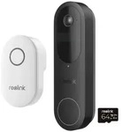 Reolink D340B Video-T&uuml;rklingel mit Gong inkl. 64GB microSD 4MP 2K (2048x2048), WLAN,