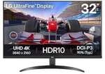 LG 32 32UR500K-B UHD 4K