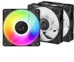 ARCTIC P12 PRO Reverse A-RGB schwarz 3er-Pack | Geh&auml;usel&uuml;fter