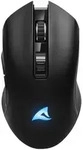 Sharkoon SGM30W Gaming Maus kabellose Gaming Maus mit 6.000-DPI-Sensor und