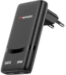 Verbatim Fold ́n ́ Go GaN Charger 65W EU plug Black