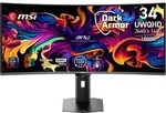 MSI MPG 341CQRDE QD-OLED X36 Gaming Monitor - 360Hz, 0,03ms GtG