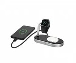 VERBATIM WCS-02 Aluminium 3-in-1 Qi MFi Wireless Ladestation + Apple Watch + QC 3.0