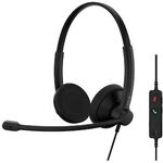 Epos IMPACT 100, Stereo-Headset, Kabelgebunden, USB-C+A Super-Wideband-Technologie,