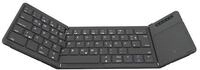 Samsung C&T Faltbare Bluetooth Tastatur mit Touchpad, Black QWERTZ-Layout,...
