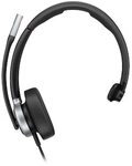 HP Poly Mission 615 Mono-Headset mit USB, kabelgebunden KI-gest&uuml;tzte Unterdr&uuml;ckung
