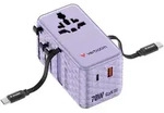 Verbatim Charge 'n' Travel 70W GaN III Universal Travel Adapter with 2 Retractable