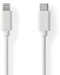 Nedis Lightning Kabel- USB 2.0 | Apple Lightning 8-Pin | USB-C&trade; Stecker | 480 Mbps