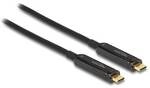 Delock Aktives Optisches USB-C&trade; Video Kabel 4K 60 Hz 15 m