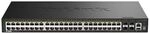 D-Link DGS-1530-52P Smart Managed Switch 48x Gigabit Ethernet (PoE+, max. 370 W), 4x