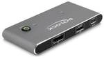 Delock USB-C&trade; KVM Switch zu HDMI 8K 60 Hz mit USB 2.0