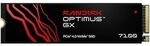 SanDisk Optimus GX 7100 SSD 2TB M.2 2280 PCIe Gen4 Internes Solid-State-Module