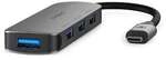 Nedis USB-Hub 1x USB-C&trade; - 4x USB A, 4-Port port(s), USB 3.2 Gen1, Stromversorgung