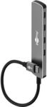 Goobay Slim 4-Port USB-Hub, USB-C&trade; auf USB-C&trade;, 5 Gbit/s