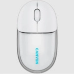 CANYON Maus OnClick 24 BT/ Wireless Transparent/Wei&szlig;