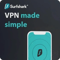 Surfshark SurfsharkStarter1y, Surfshark Starter VPN | 1 Jahr | beliebig viele...