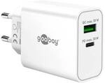 Goobay USB-C&trade; PD GaN Dual-Schnellladeger&auml;t (30 W) wei&szlig;