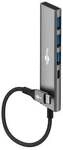 Goobay Slim 4-Port USB-Hub, USB-C&trade; auf USB-C&trade;/USB-A, 5 Gbit/s