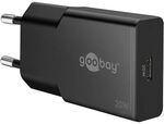 Goobay USB-C&trade; PD GaN Schnellladeger&auml;t Slim (20 W) schwarz