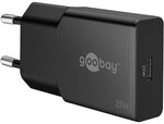 Goobay USB-C&trade; PD GaN Schnellladeger&auml;t Slim (25 W) schwarz