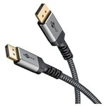Goobay Plus DisplayPort-Kabel (8K@60Hz), 3.0 m